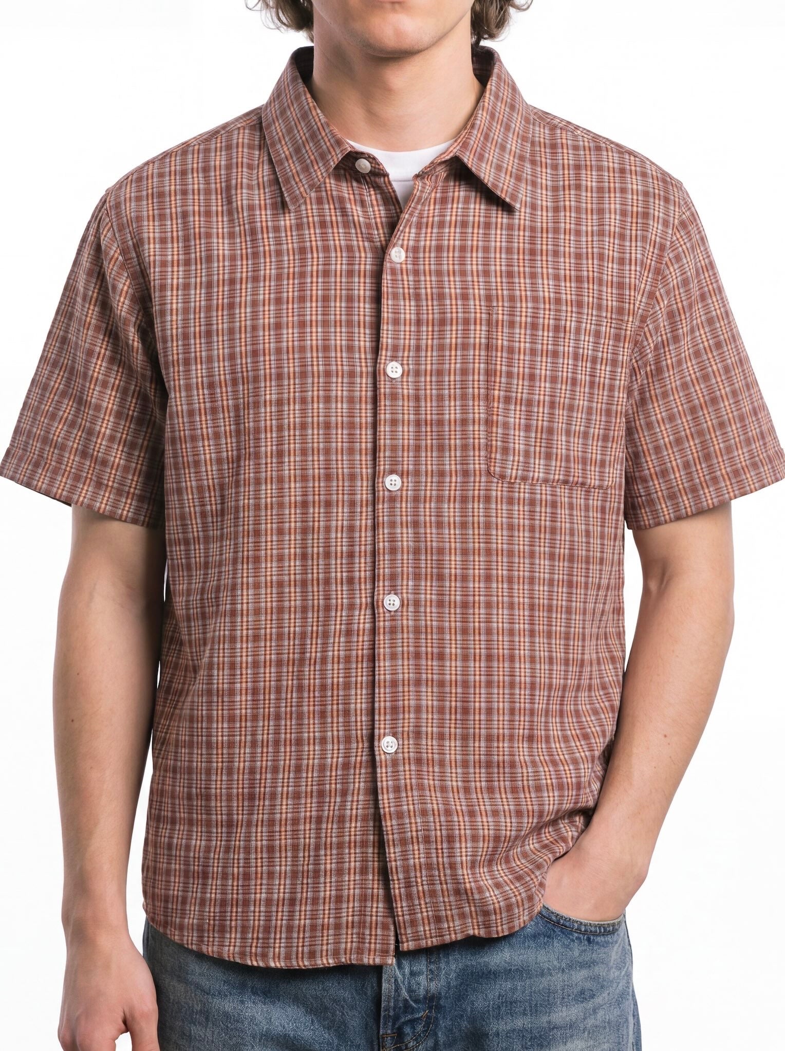 LXPL TEE CS レッド 着用