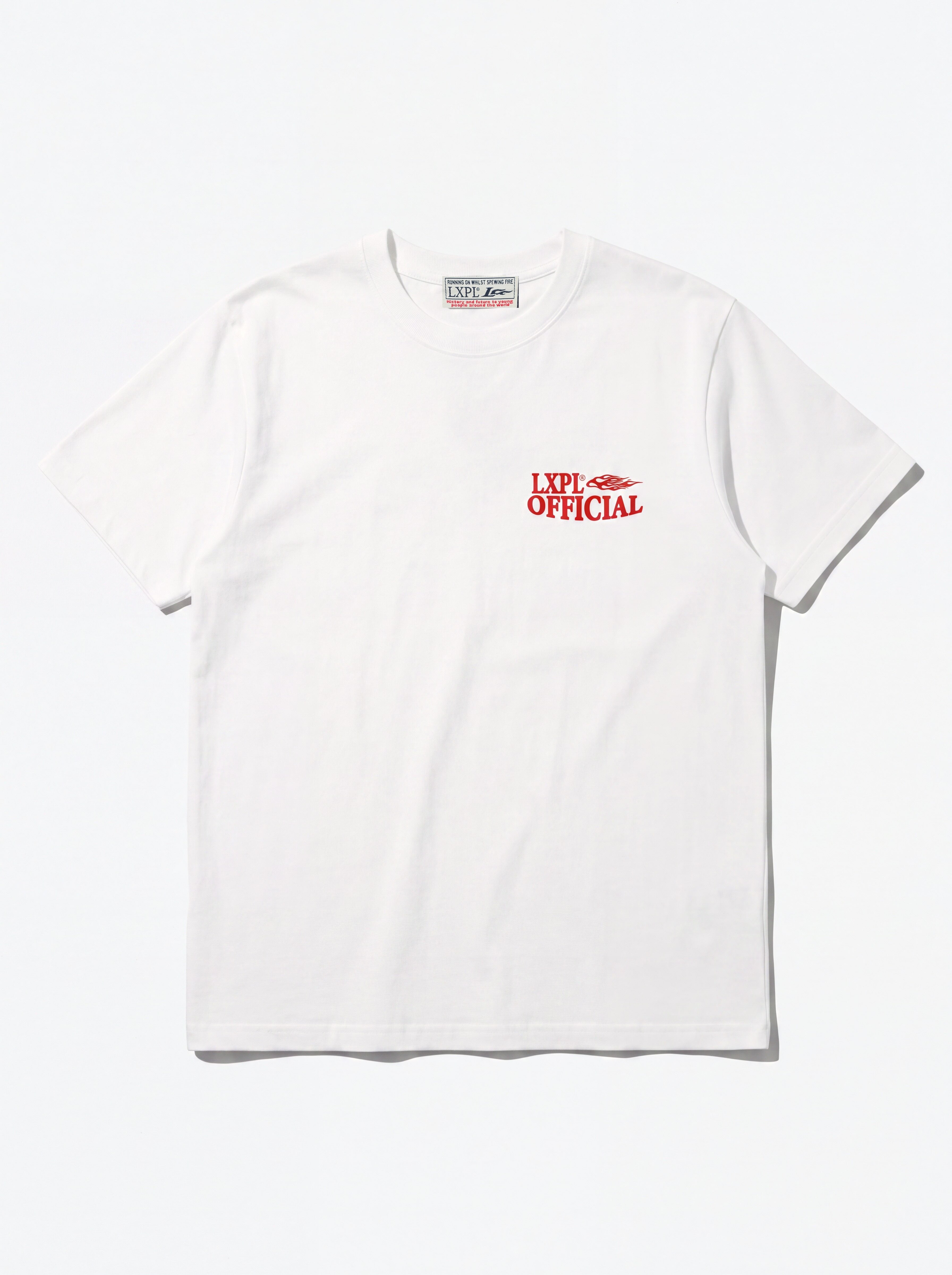 LXPL TEE LW ホワイト フロントプリント