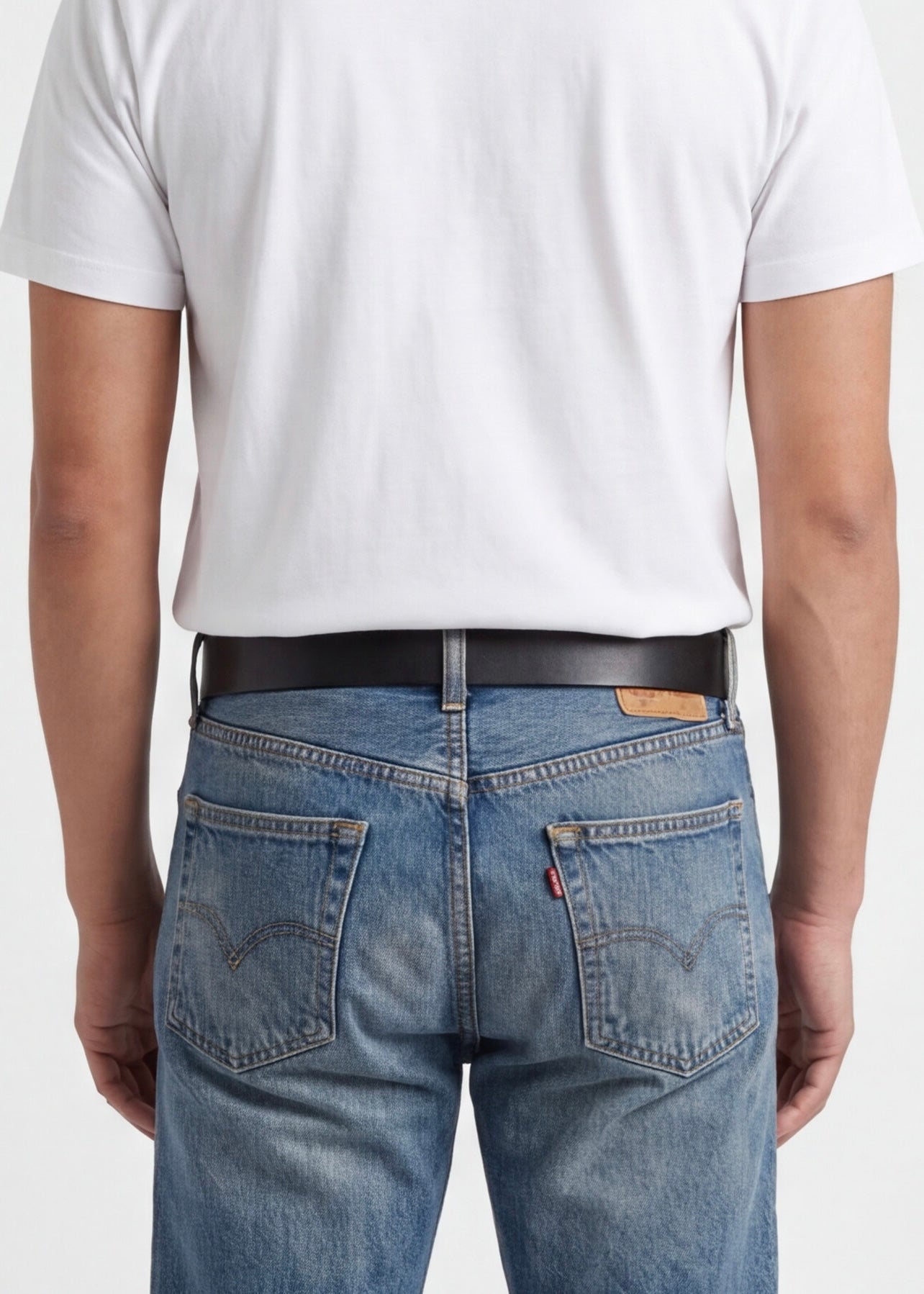 Leather belt