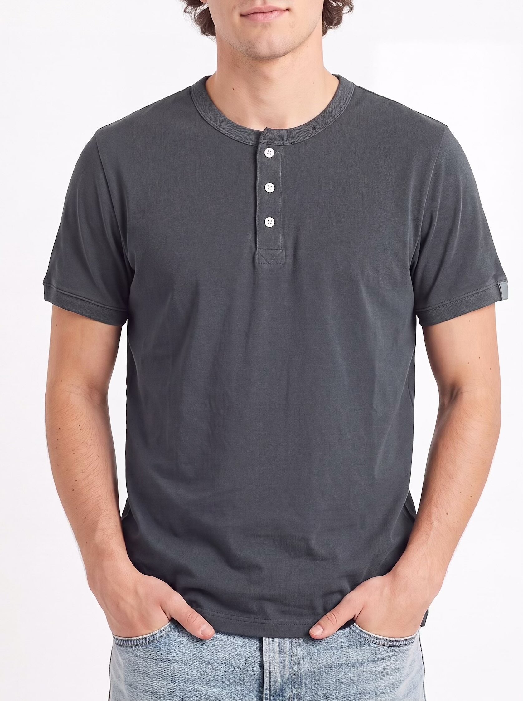 LXPL TEE HL ダークグレー 着用イメージ 2