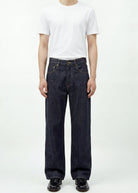 LXPL DENIM PANTS インディゴ 着用イメージ