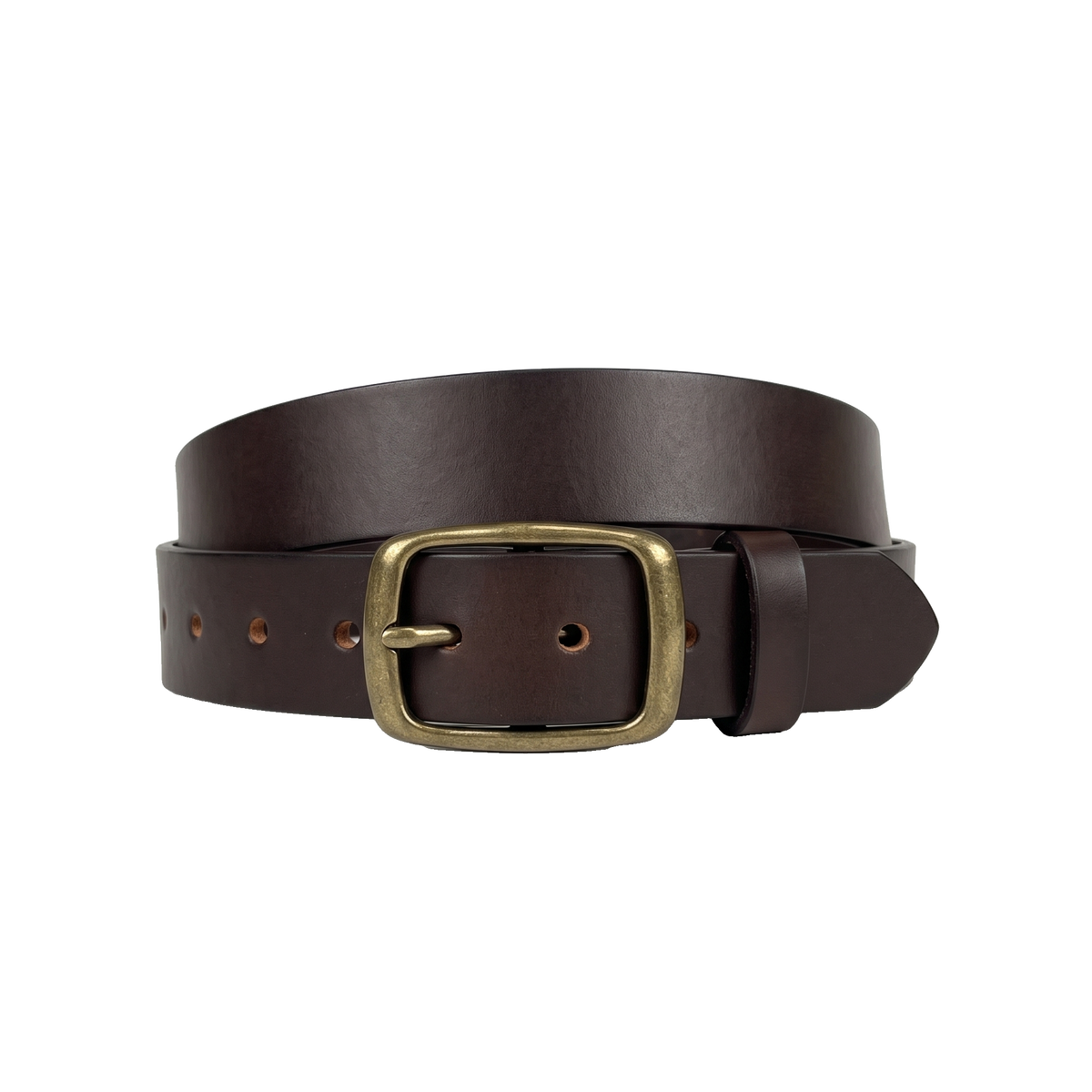 Leather belt 101 ブラウン