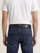 Leather belt 101 着用イメージ 背面