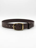 Leather belt 101 ブラウン