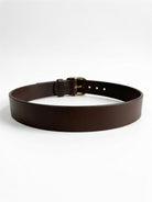 Leather belt 101 ブラウン
