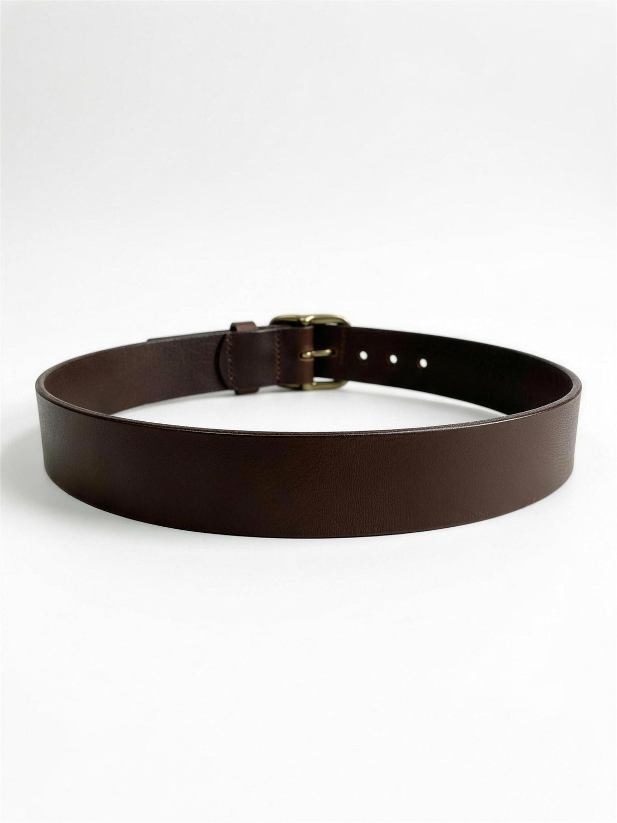Leather belt 101 ブラウン