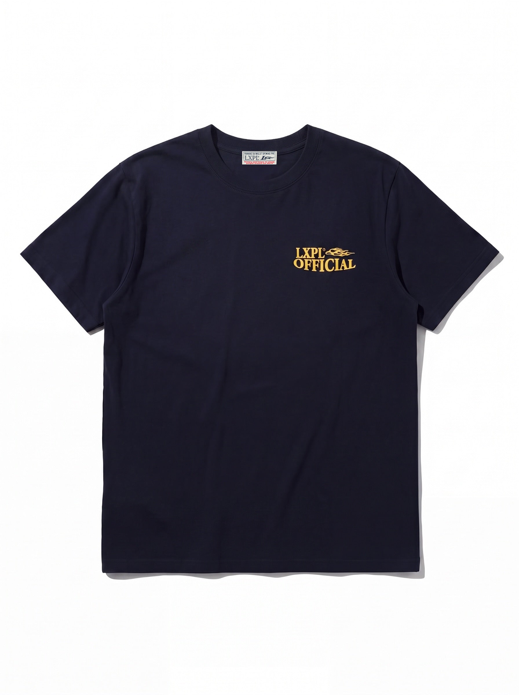 LXPL TEE LW ネイビー フロントプリント