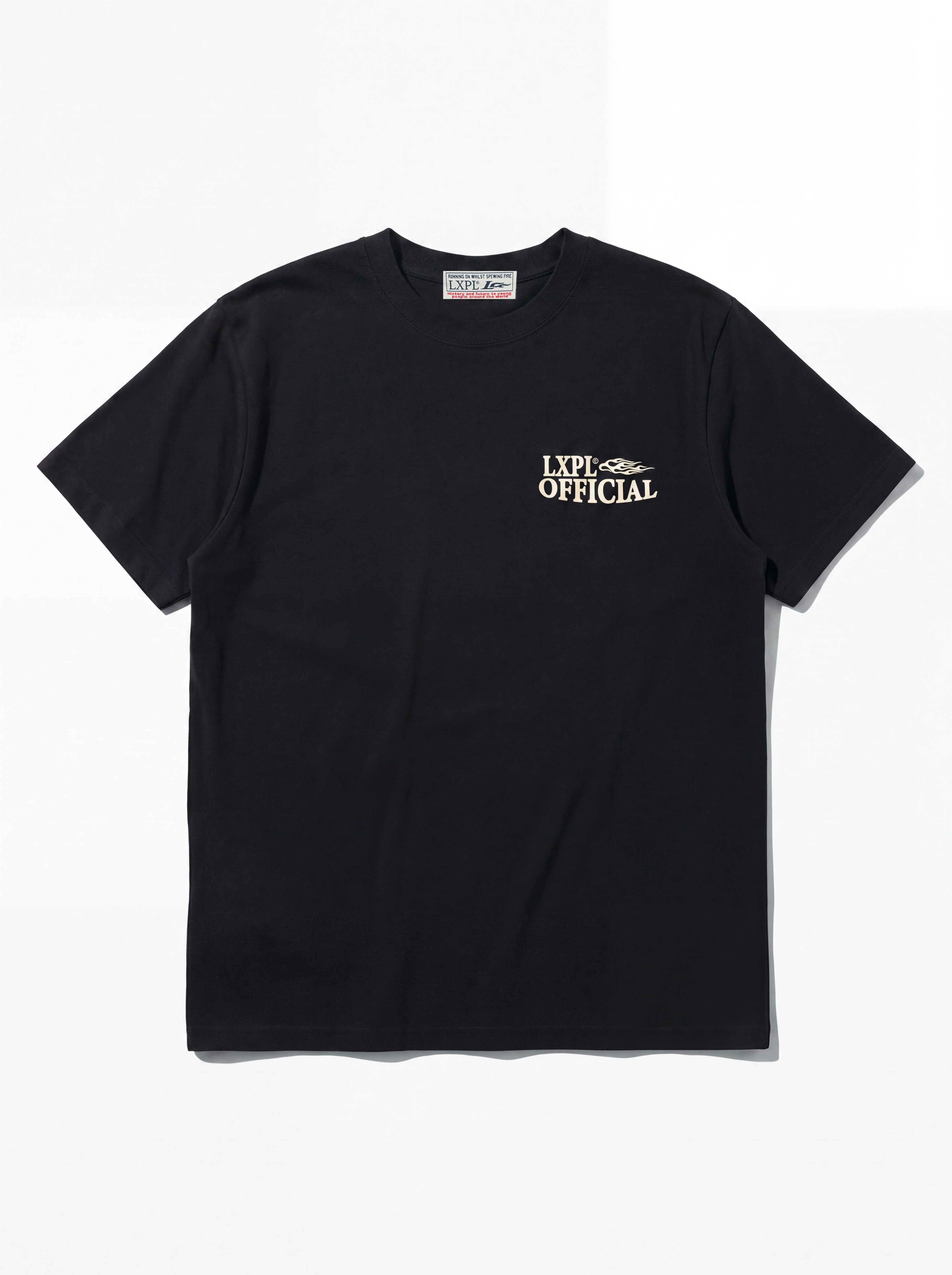 LXPL TEE LW ネイビー フロントプリント