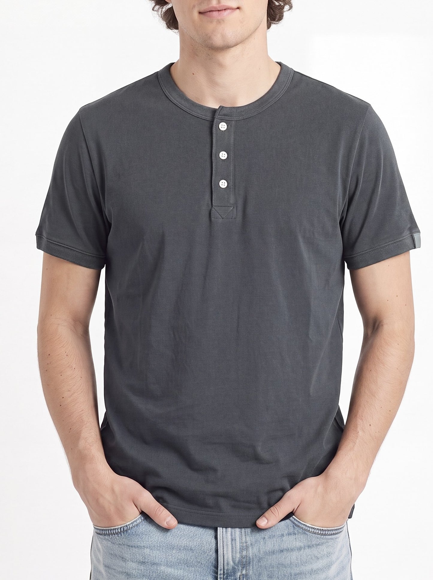 LXPL TEE HL ダークグレー 着用イメージ 上半身