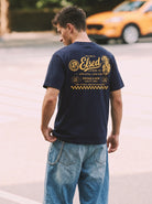 LXPL TEE LW ネイビー 着用イメージ バック