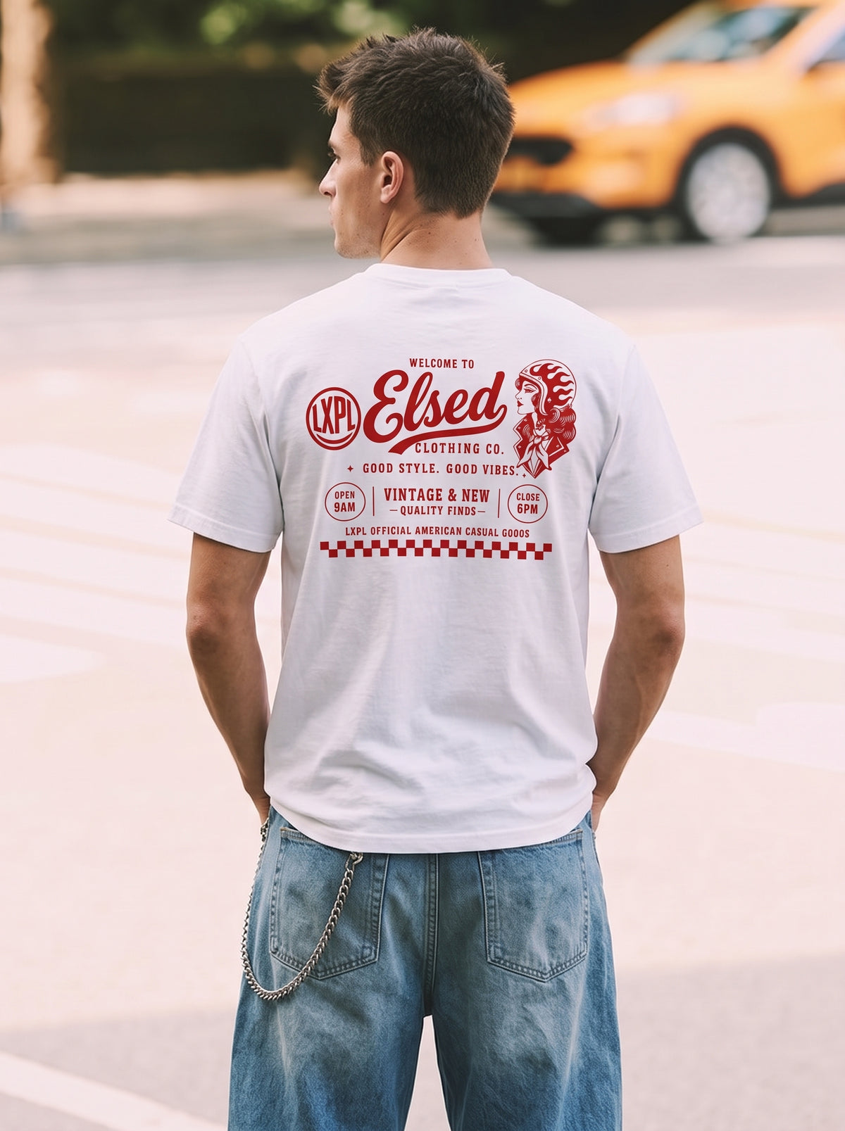 LXPL TEE LW ホワイト 着用イメージ